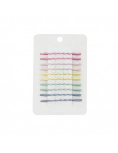 Hebilla Set x10 Twisted Pastel Colors Hebilla Set x10 Twisted Pastel Colors