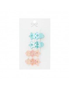 Mini Hebillas Set x4 Stars Mini Hebillas Set x4 Stars
