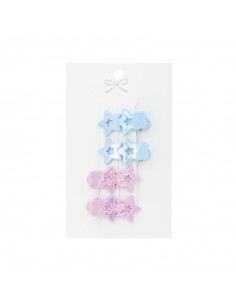 Mini Hebillas Set x4 Stars Mini Hebillas Set x4 Stars