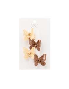 Broche Set x4 Butterfly Winter