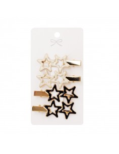 Hebillas Set x4 Stars Winter Hebillas Set x4 Stars Winter