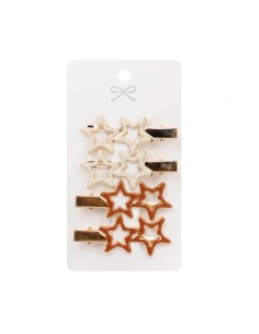Hebillas Set x4 Stars Winter Hebillas Set x4 Stars Winter