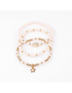 Set De Pulseras Elásticas Hamsa Set De Pulseras Elásticas Hamsa