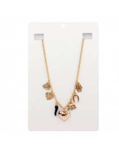 Collar Multi Charm Heart Pop