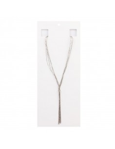 Collar Corbatero Silver Chain Rain Collar Corbatero Silver Chain Rain