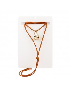 Collar Corbatero Front Drop Gold