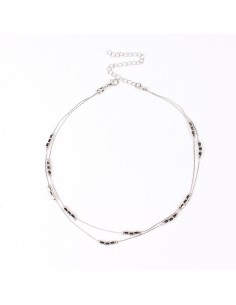 Collar Corto Silver Cubes Collar Corto Silver Cubes
