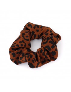 Scrunchie Print Brown Scrunchie Print Brown