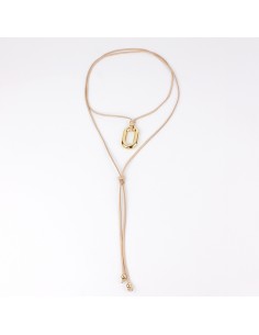 Collar Golden Suede