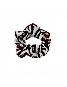 Scrunchie Zebra Red Scrunchie Zebra Red
