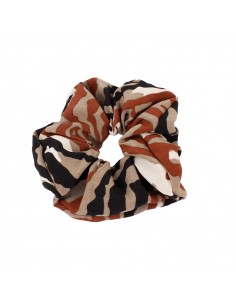 Scrunchie Zebra Brown Scrunchie Zebra Brown
