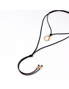 Collar Chain Suede