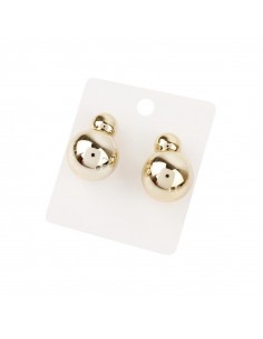 Aro Chunky Two Spheres Gold Aro Chunky Two Spheres Gold