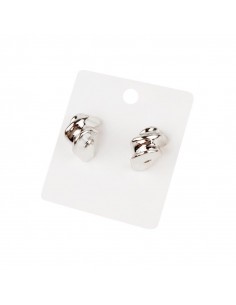 Aro Trendy Twisted Stone Silver Aro Trendy Twisted Stone Silver