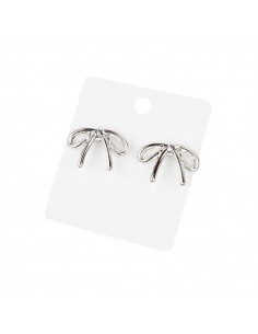 Aro Chunky Bow Silver Aro Chunky Bow Silver