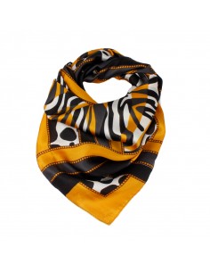 Pañuelo Wild Lines Gold (70x70) Pañuelo Wild Lines Gold (70x70)