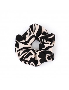 Scrunchie Liners Flowers Black Scrunchie Liners Flowers Black