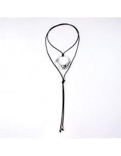 Collar Silver Circle