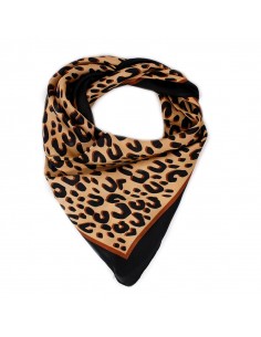 Pañuelo Leopard Beige (70X70) Pañuelo Leopard Beige (70X70)