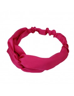 Turbante Seda Fucsia Turbante Seda Fucsia